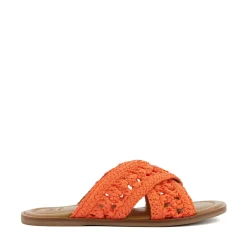 Dune London LEVEL - ORANGE-Women Flat Sandals