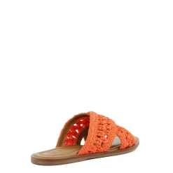 Dune London LEVEL - ORANGE-Women Flat Sandals
