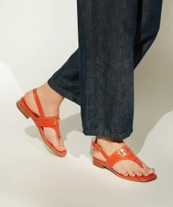 Dune London LEXLEY - ORANGE-Women Flat Sandals