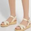 Dune London LINNIE - ECRU-Women Heeled Sandals | Wedge Sandals