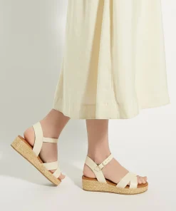 Dune London LINNIE - ECRU-Women Heeled Sandals | Wide Fit Sandals