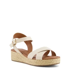 Dune London LINNIE - ECRU-Women Heeled Sandals | Wedge Sandals
