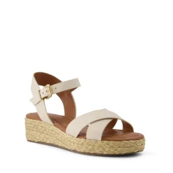 Dune London LINNIE - ECRU-Women Heeled Sandals | Wide Fit Sandals