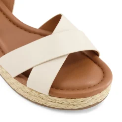 Dune London LINNIE - ECRU-Women Heeled Sandals | Wedge Sandals