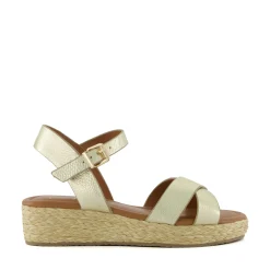 Dune London LINNIE - GOLD-Women Heeled Sandals | Wide Fit Sandals