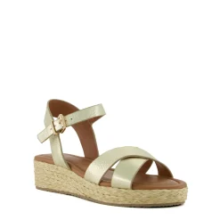 Dune London LINNIE - GOLD-Women Heeled Sandals | Wide Fit Sandals