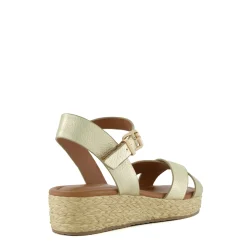 Dune London LINNIE - GOLD-Women Heeled Sandals | Wide Fit Sandals
