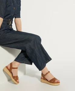Dune London LINNIE - TAN-Women Heeled Sandals | Wedge Sandals