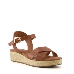 Dune London LINNIE - TAN-Women Heeled Sandals | Wide Fit Sandals