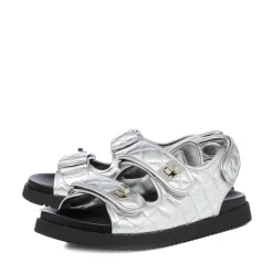 Dune London LOCKSTOCKK - SILVER-Women Flat Sandals