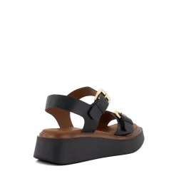 Dune London LOELLS - BLACK-Women Flat Sandals