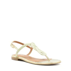 Dune London LOGICS - GOLD-Women Flat Sandals