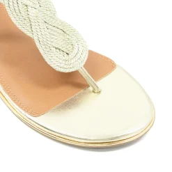 Dune London LOGICS - GOLD-Women Flat Sandals