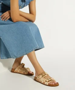 Dune London LOLITAS - NATURAL-Women Flat Sandals