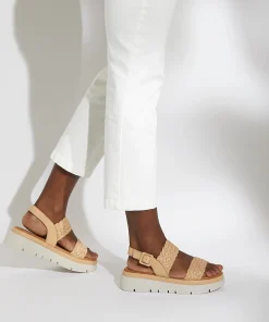 Dune London LORRIS - CARAMEL-Women Flat Sandals