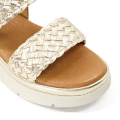 Dune London LORRIS - GOLD-Women Flat Sandals
