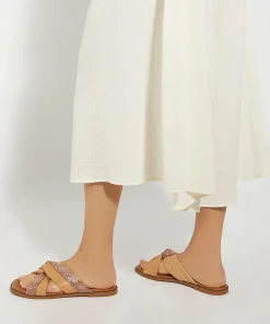 Dune London LOSSEY - CAMEL-Women Flat Sandals