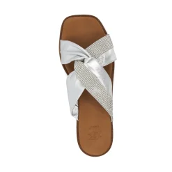 Dune London LOSSEY - SILVER-Women Flat Sandals