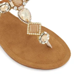 Dune London LOUISE - ECRU-Women Flat Sandals
