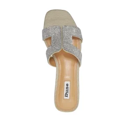 Dune London LOUPE - SILVER-Women Flat Sandals