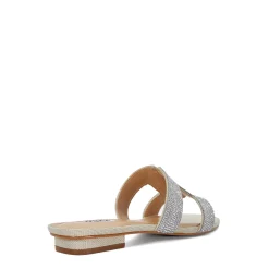 Dune London LOUPE - SILVER-Women Flat Sandals