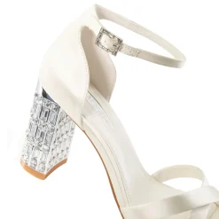 Dune London MALENA - IVORY-Women Heeled Sandals | Block Heeled Sandals