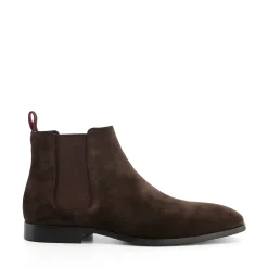 Dune London MANTLE - DARK BROWN-Men Smart Boots | Chelsea Boots