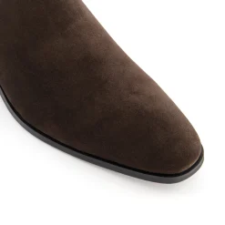 Dune London MANTLE - DARK BROWN-Men Smart Boots | Chelsea Boots