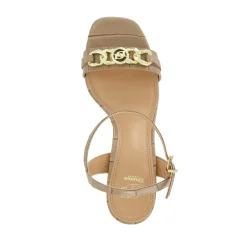 Dune London MANUAL - TAUPE-Women Heeled Sandals | Block Heeled Sandals