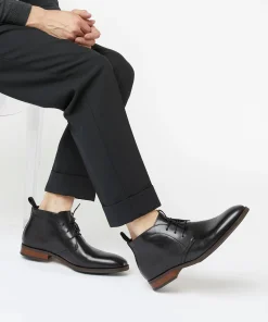 Dune London MARCHING - BLACK-Men Chukka Boots | Smart Boots