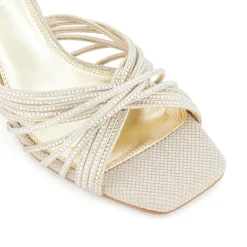 Dune London MARQUEE - GOLD-Women Heeled Sandals
