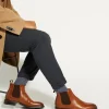Dune London MASONS - DARK TAN-Men Smart Boots | Chelsea Boots