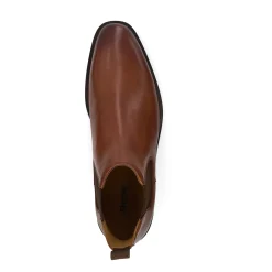Dune London MASONS - DARK TAN-Men Smart Boots | Chelsea Boots