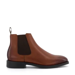 Dune London MASONS - DARK TAN-Men Smart Boots | Chelsea Boots