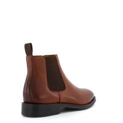 Dune London MASONS - DARK TAN-Men Smart Boots | Chelsea Boots