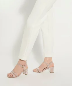 Dune London MERISA - ROSE GOLD-Women Heeled Sandals | Block Heeled Sandals