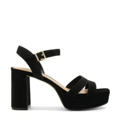 Dune London MOLTEN - BLACK-Women Heeled Sandals | Block Heeled Sandals