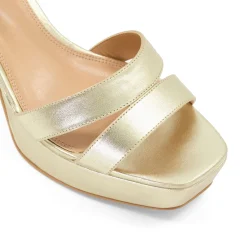 Dune London MOLTEN - GOLD-Women Heeled Sandals | Block Heeled Sandals