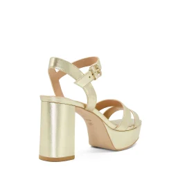 Dune London MOLTEN - GOLD-Women Heeled Sandals | Block Heeled Sandals