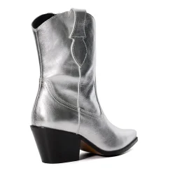 Dune London PARDNER 2 - SILVER-Women Western Cowboy Boots | Ankle Boots