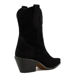 Dune London PARDNER - BLACK-Women Western Cowboy Boots | Ankle Boots