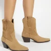 Dune London PARDNER - SAND-Women Western Cowboy Boots | Ankle Boots