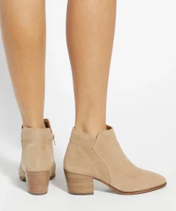Dune London PARLOR - SAND-Women Western Cowboy Boots | Ankle Boots