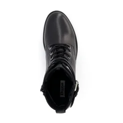 Dune London PAXAN - BLACK-Women Biker Boots | Ankle Boots