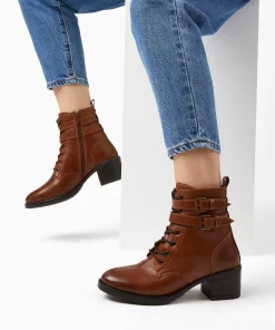 Dune London PAXAN - TAN-Women Biker Boots | Ankle Boots