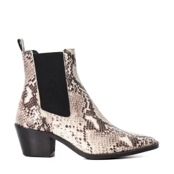 Dune London PEXAS - NATURAL-Women Western Cowboy Boots | Ankle Boots