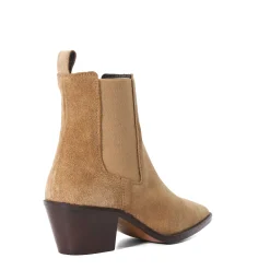 Dune London PEXAS - SAND-Women Ankle Boots | Western Cowboy Boots