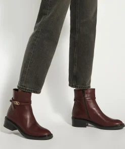 Dune London PRAISING - BURGUNDY-Women Winter Boots | Ankle Boots