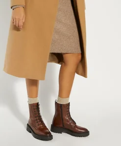 Dune London PRESS - TAN-Women Winter Boots | Biker Boots