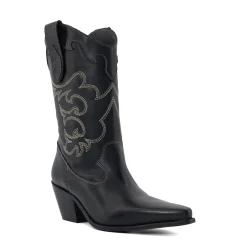 Dune London PRICKLY - BLACK-Women Western Cowboy Boots | Ankle Boots